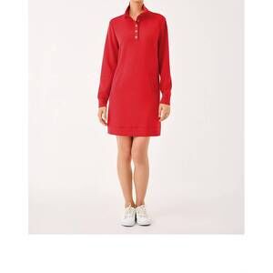 NEW LILLY PULITZER cowie dress in cranberry red